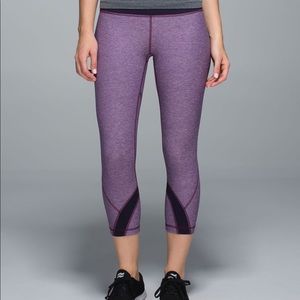 Lululemon Run Inspire crop II all luxtreme sz 6